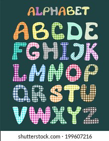 Cute hand draw alphabet