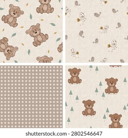 Cute hand draw seamless
