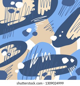 Cute hand draw texture with simple elements. Unique background for invitations, cards, websites.