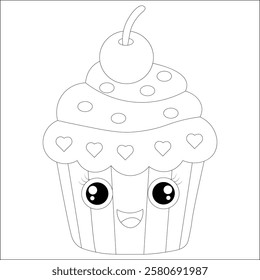 Cute Hand Drawing Coloring Pages