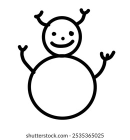 Cute hand drawing kid vector