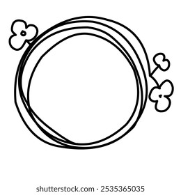 Cute hand drawing kid vector