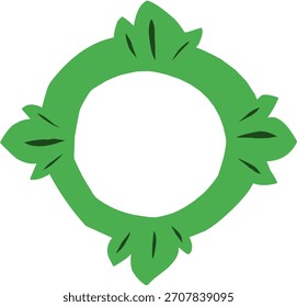 Cute hand drawn cartoon frame suitable for art and photo also for quote text