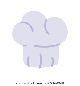 Cute hand drawn chef hat for cooking