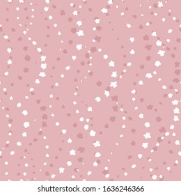 Cute hand drawn cherry blossoms seamless pattern, elegant floral background, great for textiles, banner, wallpaper, wrapping - vector design