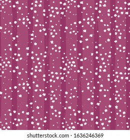 Cute hand drawn cherry blossoms seamless pattern, elegant floral background, great for textiles, banner, wallpaper, wrapping - vector design
