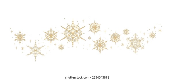 Diseño de navidad dibujado a mano, disposición horizontal, ideal para banners, fondos de pantalla, invitaciones, tarjetas - diseño vectorial