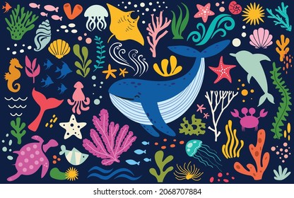 cute hand drawn doodle . illustration of Doodle cute for design elements.
