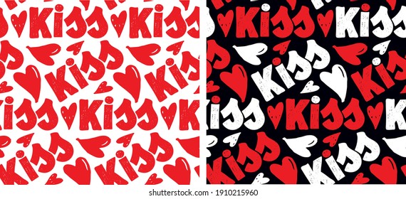 cute-hand-drawn-doodle-kiss-pattern-stock-vector-royalty-free