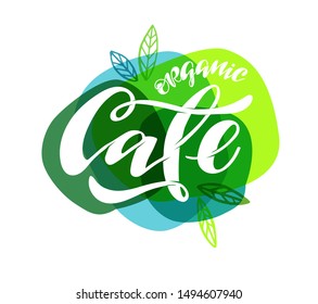 Cute hand drawn doodle kitchen lettering logo art - cafe, menu, dessert. Template poster banner art style