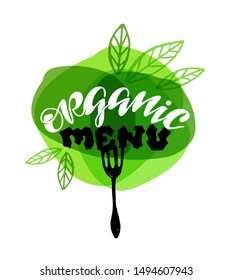 Cute hand drawn doodle kitchen lettering logo art - cafe, menu, dessert. Template poster banner art style