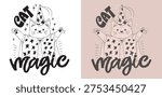 Cute hand drawn doodle lettering quote. Lettering for t-shirt design, mug print, bag print, clothes fashion. 100% hand drawn vector image.
