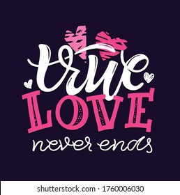 True love never ends  Hand lettering alphabet, Graffiti lettering