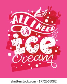 Cute hand drawn doodle lettering postcard with silhouette art. Lettering template for banner, poster, web, t-shirt design. 