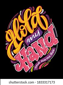 Cute hand drawn doodle lettering motivation inspiration quote. Lettering art for postcard, t-shirt design, banner.