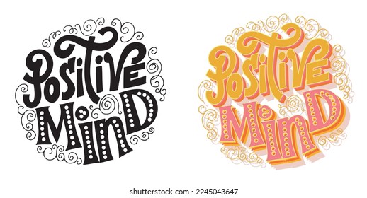 Cute hand drawn doodle lettering postcard about life. Beautiful t-shirt design, mug pring.