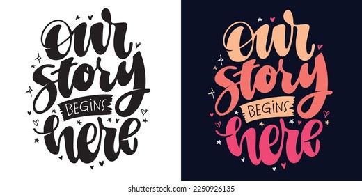 Cute hand drawn doodle lettering motivation postcard. Lettering fot t-shirt design, mug print.