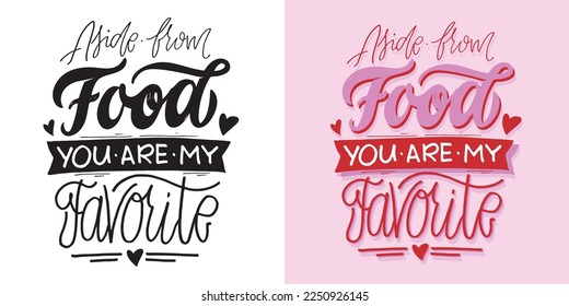 Cute hand drawn doodle lettering motivation postcard. Lettering fot t-shirt design, mug print.