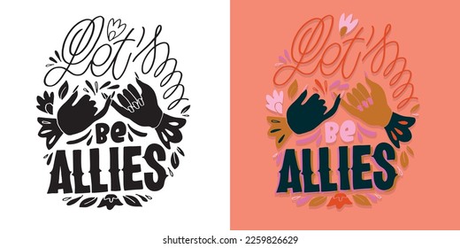 Cute hand drawn doodle lettering postcard, t-shirt design, mug print.