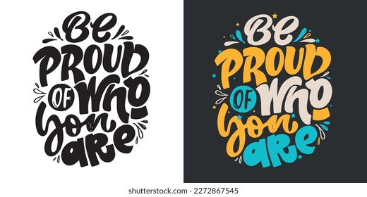 Cute hand drawn doodle lettering postcard about life. Lettering for t-shirt design, mug print, invitation.