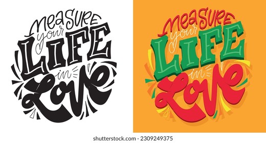 Cute hand drawn doodle lettering art. Lettering postcard, t-shirt design, tee print, mug print.