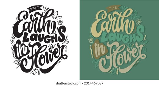 Cute hand drawn doodle lettering postcard, t-shirt design, mug print, tee design. 