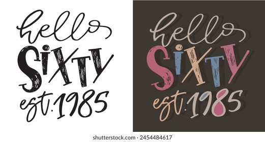 Cute hand drawn doodle lettering quote. T-shirt design, mug print.