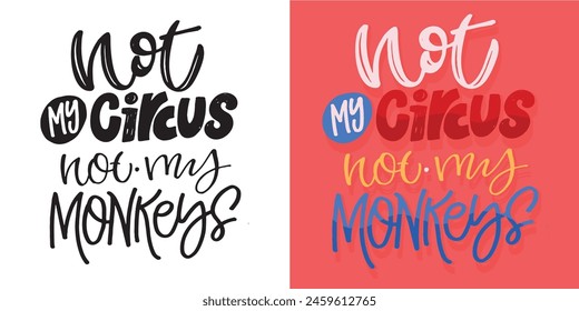 Cute hand drawn doodle lettering. Lettering for tee, mug print, postcard. 100% vector image
