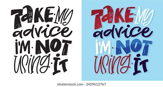 Cute hand drawn doodle lettering. Lettering for tee, mug print, postcard. 100% vector image
