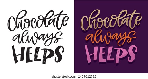 Cute hand drawn doodle lettering. Lettering for tee, mug print, postcard. 100% vector image

