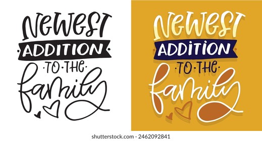 Cute hand drawn doodle lettering quote , print art. T-shirt design, mug print.