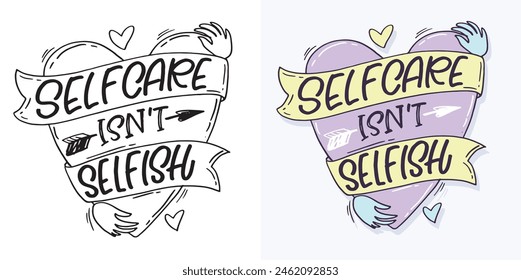 Cute hand drawn doodle lettering quote , print art. T-shirt design, mug print.