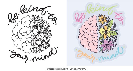 Cute hand drawn doodle lettering quote. Lettering for t-shirt design, mug print, bag print, clothes fashion. 100% hand drawn vector image.