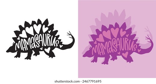 Cute hand drawn doodle lettering quote anout dino. Lettering for t-shirt design, mug print, bag print, clothes fashion. 100% hand drawn vector image.