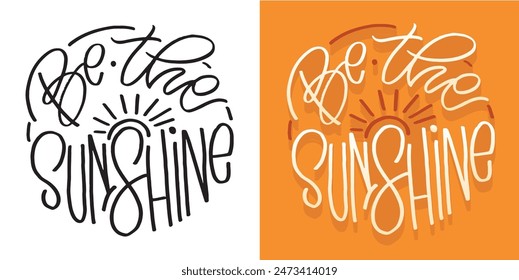 Cute hand drawn doodle lettering quote. Lettering for t-shirt design, mug print, bag print, clothes fashion. 100% hand drawn vector image.