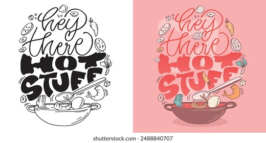 Cute hand drawn doodle lettering quote. Lettering for t-shirt design, mug print, bag print, clothes fashion. 100% hand drawn vector image.