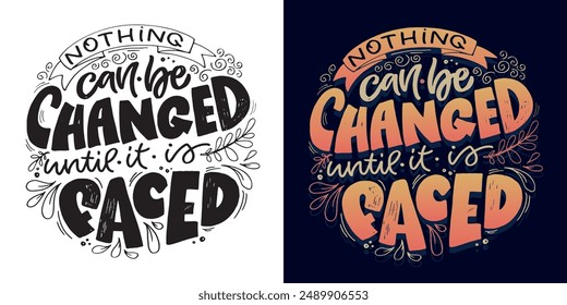 Cute hand drawn doodle lettering quote. Lettering for t-shirt design, mug print, bag print, clothes fashion. 100% hand drawn vector image.	