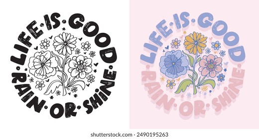 Cute hand drawn doodle lettering quote. Lettering for t-shirt design, mug print, bag print, clothes fashion. 100% hand drawn vector image.