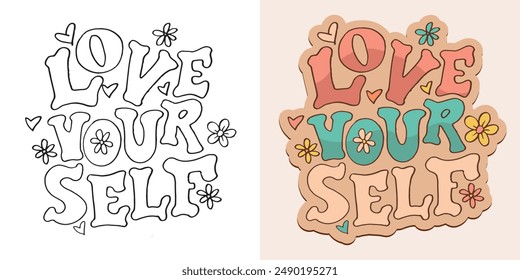 Cute hand drawn doodle lettering quote. Lettering for t-shirt design, mug print, bag print, clothes fashion. 100% hand drawn vector image.