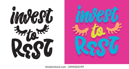 Cute hand drawn doodle lettering quote. Lettering for t-shirt design, mug print, bag print, clothes fashion. 100% hand drawn vector image.