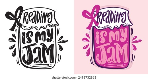 Cute hand drawn doodle lettering quote. Lettering for t-shirt design, mug print, bag print, clothes fashion. 100% hand drawn vector image.