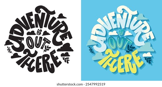 Cute hand drawn doodle lettering quote. Lettering for t-shirt design, mug print, bag print, clothes fashion. 100% hand drawn vector image.