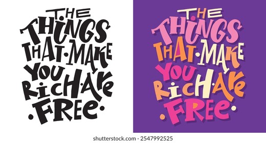 Cute hand drawn doodle lettering quote. Lettering for t-shirt design, mug print, bag print, clothes fashion. 100% hand drawn vector image.