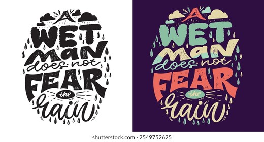 Cute hand drawn doodle lettering quote. Lettering for t-shirt design, mug print, bag print, clothes fashion. 100% hand drawn vector image.