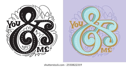 Cute hand drawn doodle lettering quote. Lettering for t-shirt design, mug print, bag print, clothes fashion. 100% hand drawn vector image.