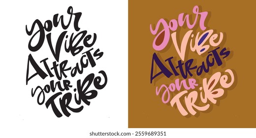 Cute hand drawn doodle lettering quote. Lettering for t-shirt design, mug print, bag print, clothes fashion. 100% hand drawn vector image.