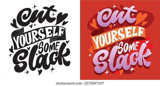 Cute hand drawn doodle lettering quote. Lettering for t-shirt design, mug print, bag print, clothes fashion. 100% hand drawn vector image.