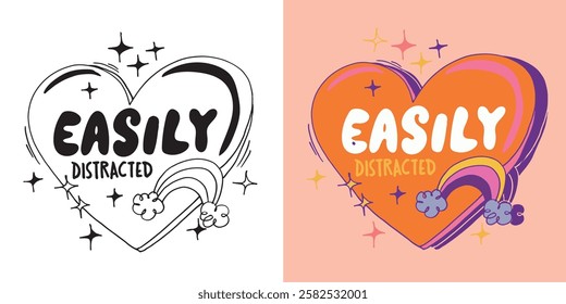 Cute hand drawn doodle lettering quote. Lettering for t-shirt design, mug print, bag print, clothes fashion. 100% hand drawn vector image.