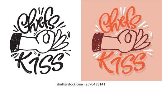 Cute hand drawn doodle lettering quote about dishes and eating. Lettering for t-shirt design, mug print, bag print, clothes fashion. 100% hand drawn vector image.