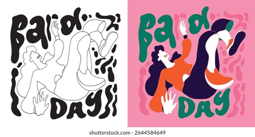 Cute hand drawn doodle lettering quote. Lettering for t-shirt design, mug print, bag print, clothes fashion. 100% hand drawn vector image.